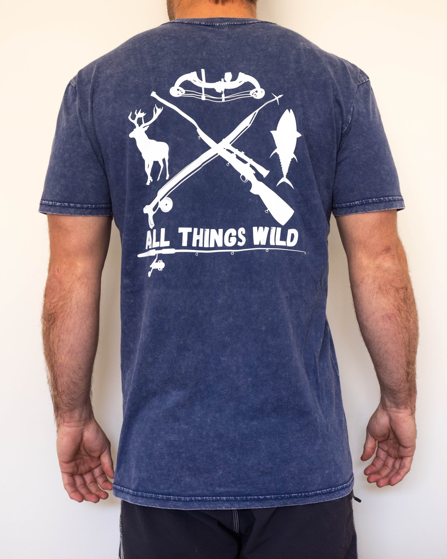 All Things Wild T-Shirt / Blue Stone